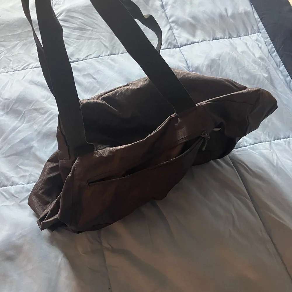 Gray Duffel Bag